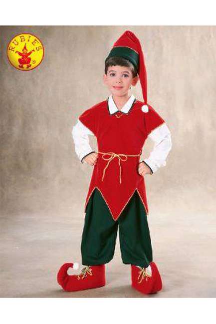 Children's Velvet Elf Costume