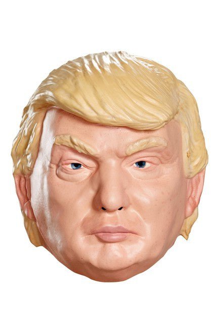 Donald Trump Vacuform 1/2 Mask - Costume Market