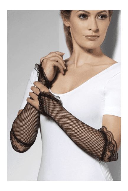 Fishnet Fingerless Gloves