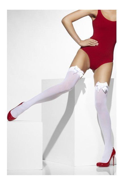 Opaque Hold Ups with Bows