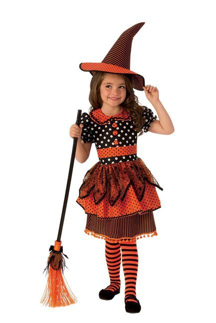 Polka Dot Witch Child Costume - Costume Market