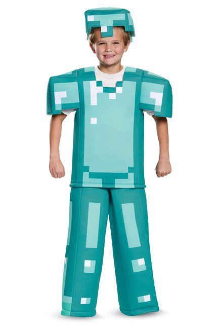 Minecraft Armor Prestige Costume Child - Costume Market