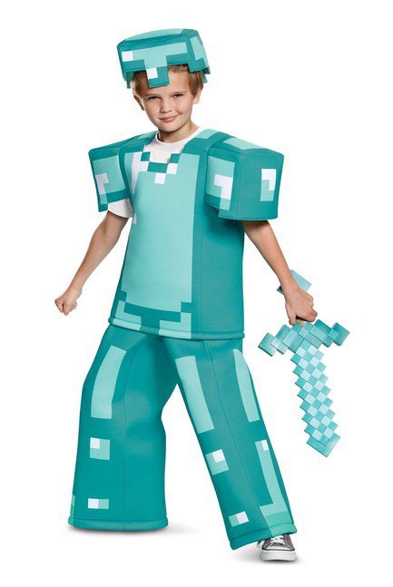 Minecraft Armor Prestige Costume Child - Costume Market