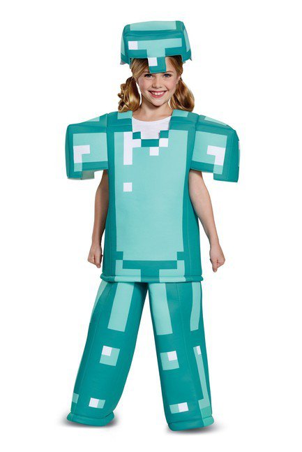 Minecraft Armor Prestige Costume Child - Costume Market