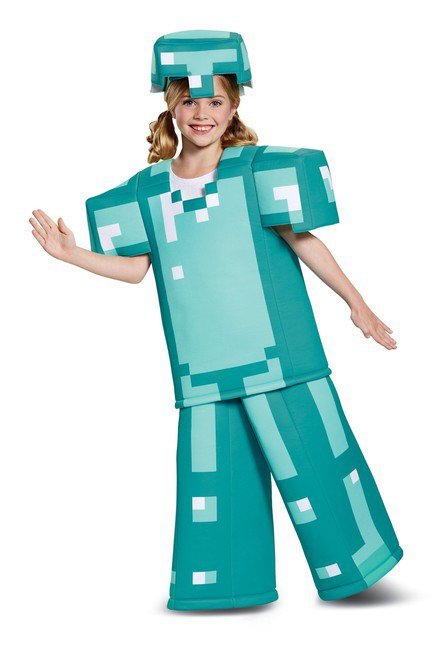 Minecraft Armor Prestige Costume Child - Costume Market