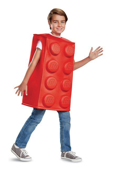 Lego Red Brick Child Costume - Costume Market
