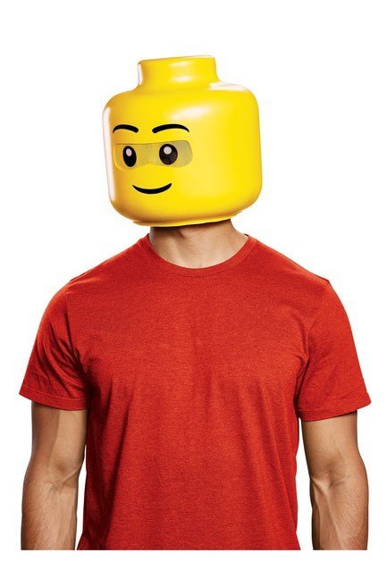 Lego Guy Full Head Adult - Costume Market
