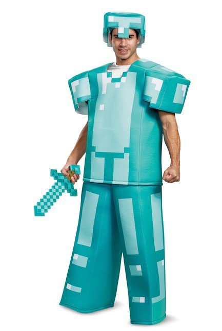 Minecraft Armor Prestige Costume Adult - Costume Market