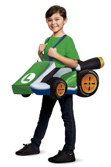 Luigi Kart Child Costume - Costume Market