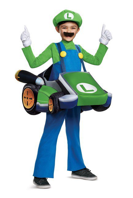 Luigi Kart Child Costume - Costume Market