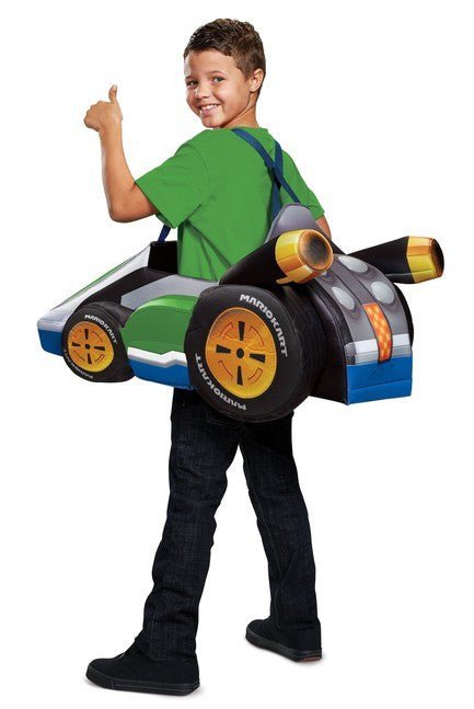 Luigi Kart Child Costume - Costume Market