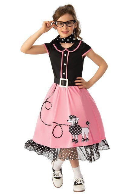 50'S Bopper Girl Child Costume - Costume Market