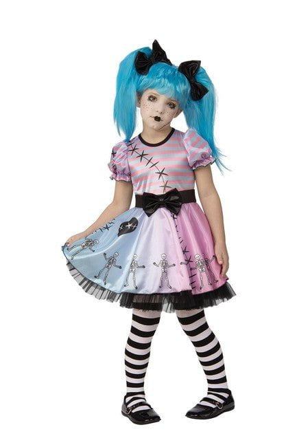 Little Blue Skelly Girl Costume - Costume Market