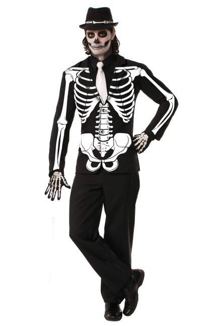 Skeleton Mens Jacket - Costume Market