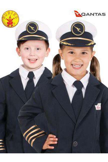 QANTAS Pilot Child Hat - Costume Market