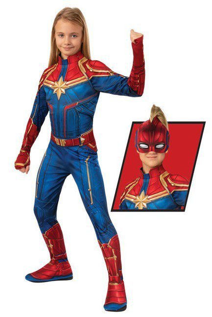 Captain Marvel Classic Hero Child Suit - Costume Market