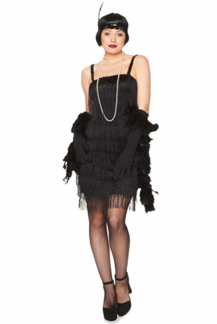 Black Flapper Dress - Costume Market