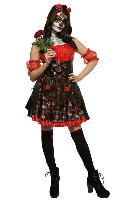 Rose Day of the Dead Adult Costume - Costume Market