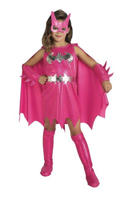 Batgirl Pink Child Costume - Costume Market