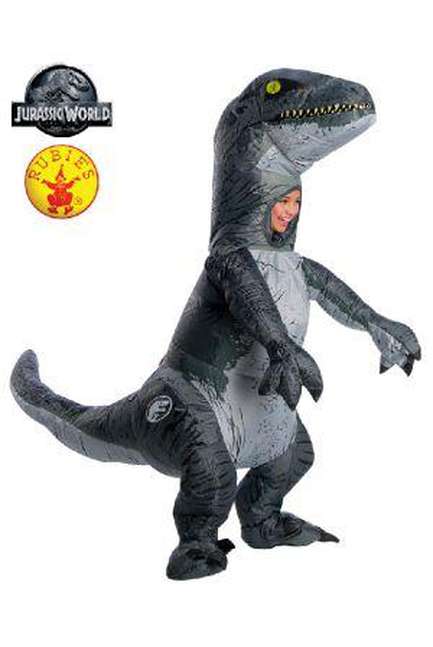 Velociraptor Blue Inflatable Costume, Child