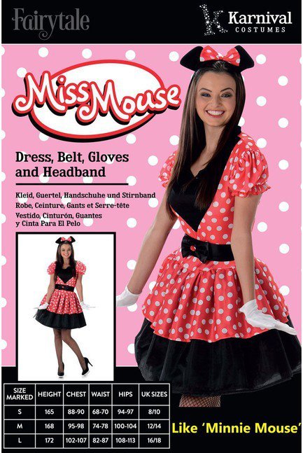 Miss Mouse Adult Costume