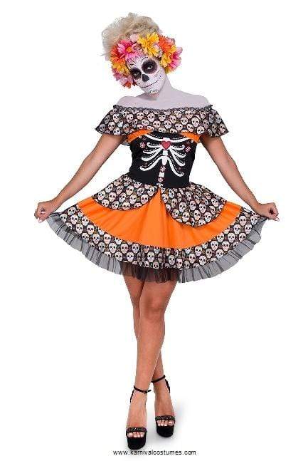 Day of the Dead Skull Tutu Dress Costume - Party Australia