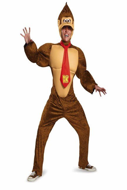 Donkey Kong Deluxe Adult Costumes - Party Australia