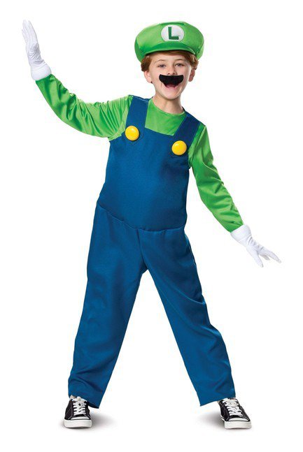 Luigi Deluxe (2019) Boys Costume - Party Australia