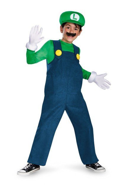 Luigi Deluxe Child Costume - Party Australia