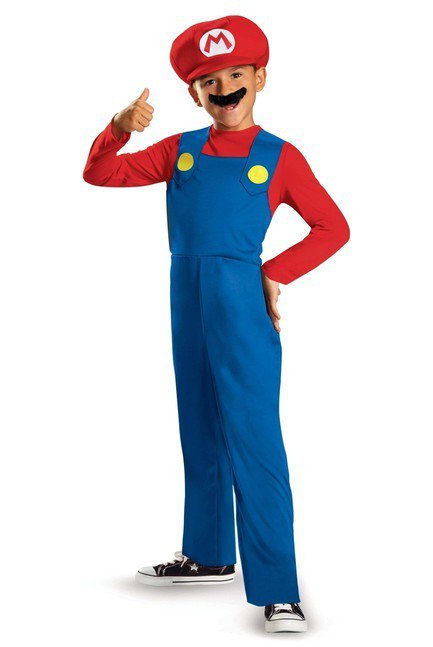 Mario Classic Costume Child - Party Australia