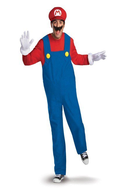 Mario Deluxe Adult Costume - Party Australia