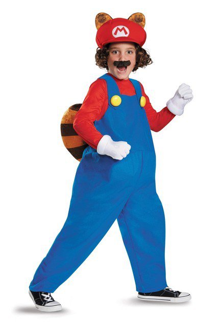 Mario Raccoon Deluxe Costume Child - Party Australia