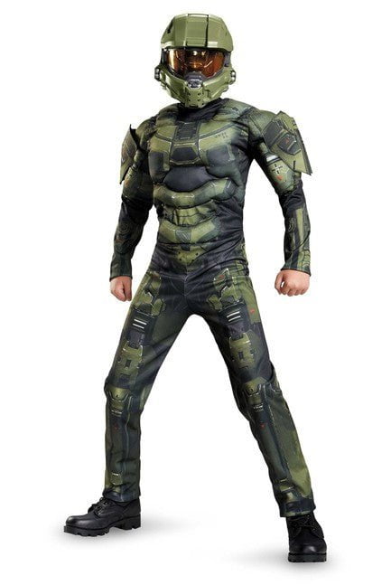 Master Chief Classic Muscle Costume - Party Australia