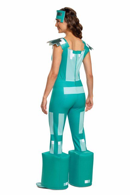 Minecraft Armor Female Adult Costume - Party Australia