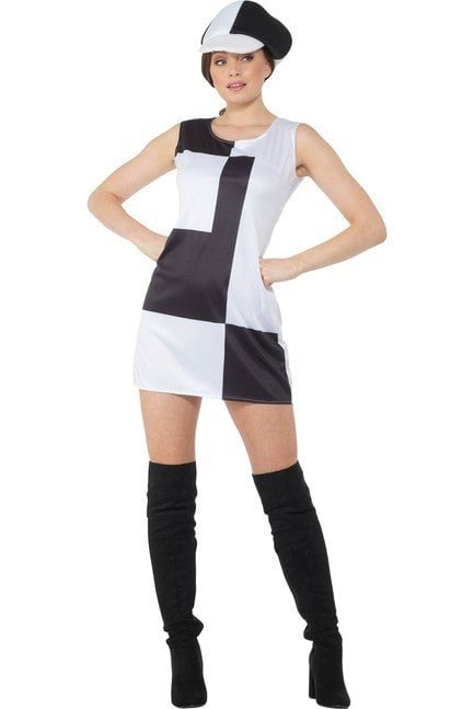 Monochrome Girl Costume