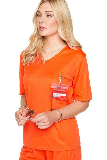 Orange Prisoner Costume - Party Australia