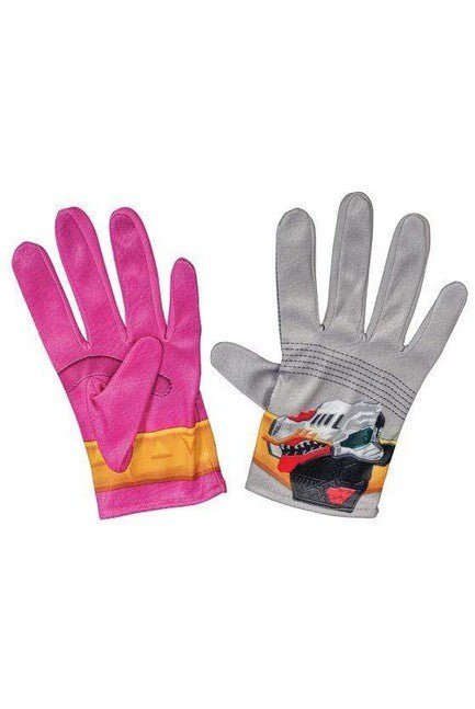 Pink Ranger Dino Fury Gloves - Party Australia