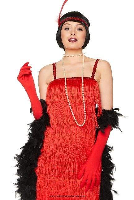 Red Flapper Dress Costume - Party Australia