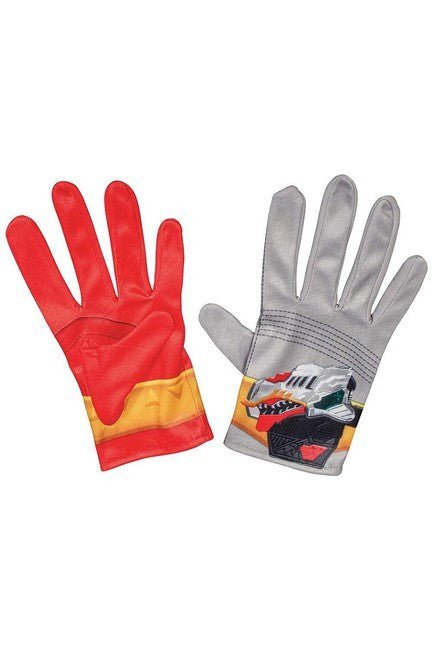 Red Ranger Dino Fury Gloves - Party Australia