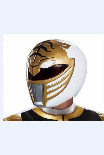 White Ranger Adult Helmet - Party Australia