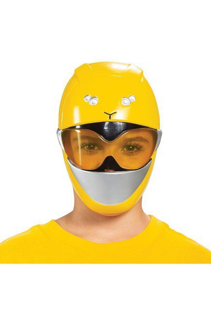 Yellow Ranger Beast Morpher Child Mask - Party Australia