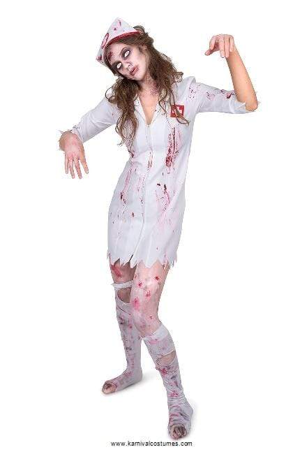 Zombie Night Nurse Costume - Party Australia